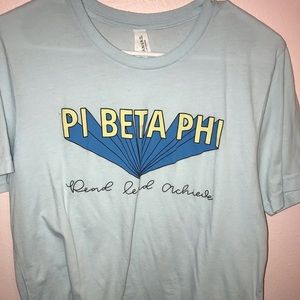 Pi Beta Phi Read> Lead> Achieve Tee
